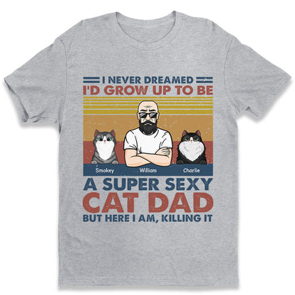 Custom Unisex T-shirt, Hoodie - Personalized Birthday Gifts For Cat Lovers, Cat Mom And Dad - The Ultimate Cat Dad